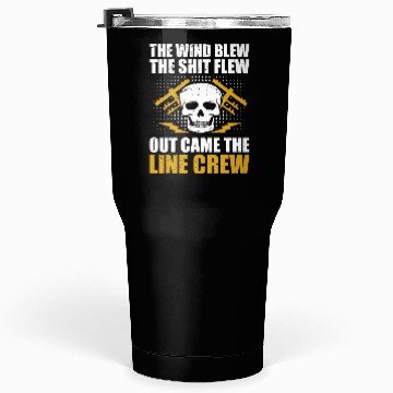 Discover Funny Electrical Lineman Saying Thank A Lineman Tumblers 30 Oz