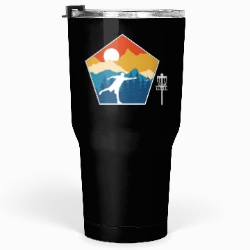 Discover Disc Golf Disc Golfing Ultimate Frisbee Natur Tumblers 30 Oz