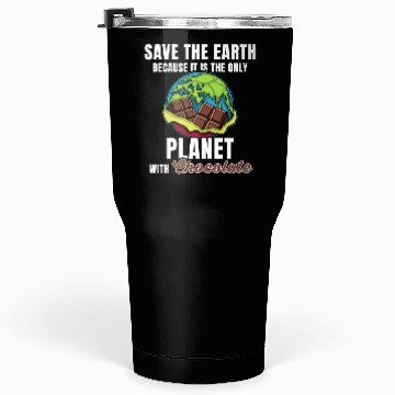 Discover Save Planet Chocolate Tumblers 30 Oz
