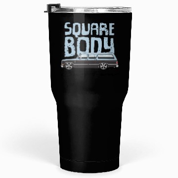 Discover square body Light Blue Tumblers 30 Oz
