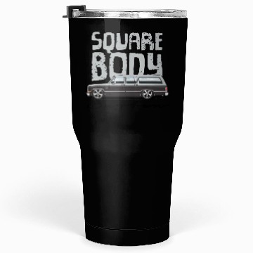 Discover square body Light Silver Tumblers 30 Oz