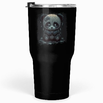 Discover cute sad panda Tumblers 30 Oz