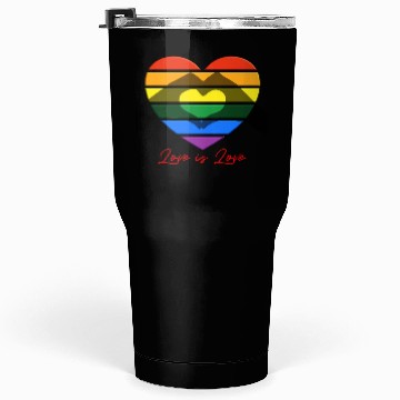 Discover Love is Love Tumblers 30 Oz