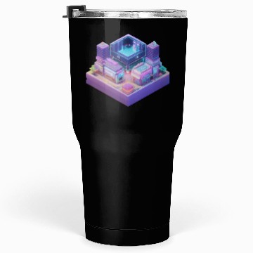 Discover Future Modern City Cube Tumblers 30 Oz