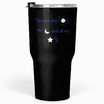 Discover Sun Moon and Stars Tumblers 30 Oz