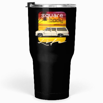 Discover square Santa Fe Tan Tumblers 30 Oz