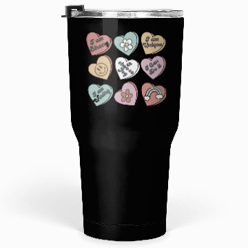 Discover Positive Affirmations Tumblers 30 Oz Candy Heart