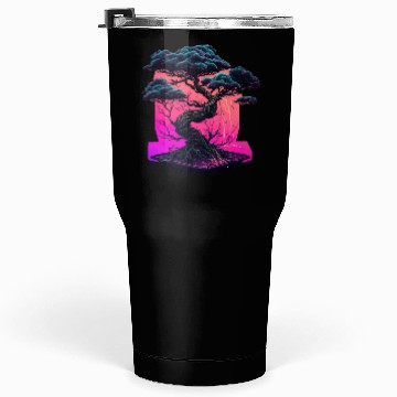 Discover Synthwave Bonsai Tree Tumblers 30 Oz