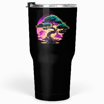 Discover Synthwave Bonsai Tree Tumblers 30 Oz