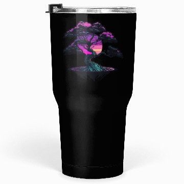 Discover Synthwave Bonsai Tree Tumblers 30 Oz
