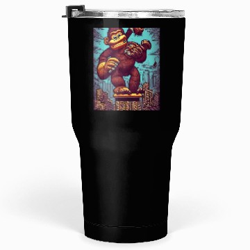 Discover Monkey on a tower Tumblers 30 Oz