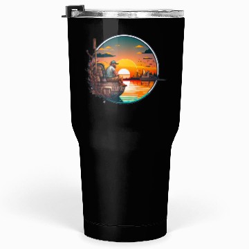 Discover Peaceful Fishing Tumblers 30 Oz