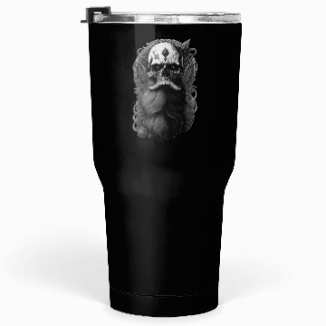 Discover skull with beard Tumblers 30 Oz