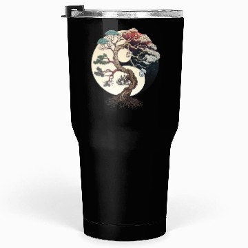 Discover Yin and Yang Bonsai Tree Tumblers 30 Oz
