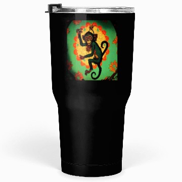 Discover Cute Spider Monkey Animal Lovers Spider Monkey Tumblers 30 Oz