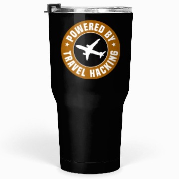 Discover Powered By Travel Hacking Tumblers 30 Oz