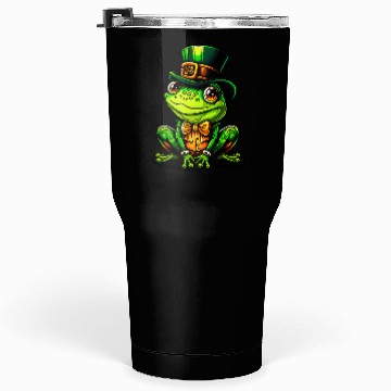 Discover Magical Frog With St Patrick Day Top Hat Tumblers 30 Oz