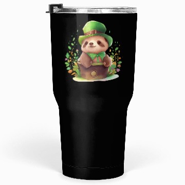 Discover St Patrick's Day Irish Cute Sloth Saint Patrick Tumblers 30 Oz