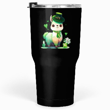 Discover St Patrick's Day Irish Funny Llama Saint Patrick Tumblers 30 Oz