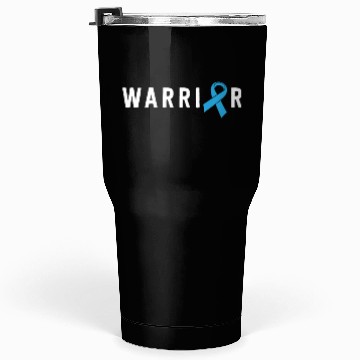 Discover Prostate Cancer Warrior Light Blue Ribbon Dad Tumblers 30 Oz