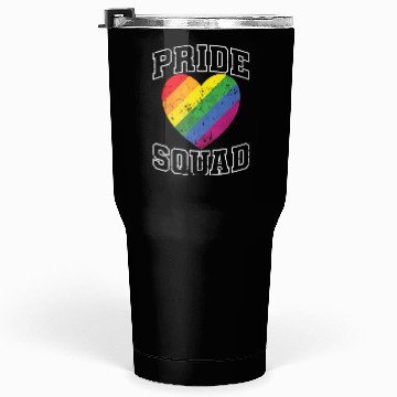 Discover Pride Squad LGBT Tolerance Rainbow Colors Tumblers 30 Oz