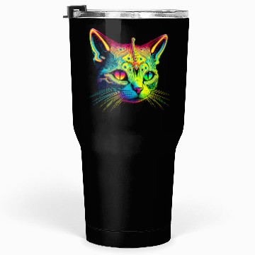 Discover Alien cosmic cat Tumblers 30 Oz