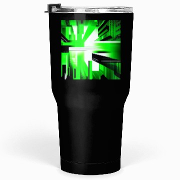 Discover Cyberpunk Inspired Green Theme Tumblers 30 Oz
