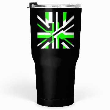 Discover Cyberpunk Inspired Green Theme - Highway Tumblers 30 Oz