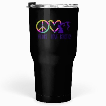 Discover Robot Robotics Engineer Tie Dye Tumblers 30 Oz