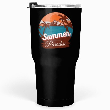Discover Summer paradise Tumblers 30 Oz