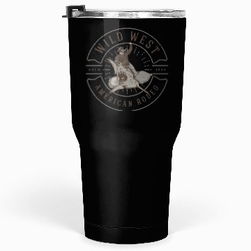 Discover Cowboy Rides a Shark Tumblers 30 Oz