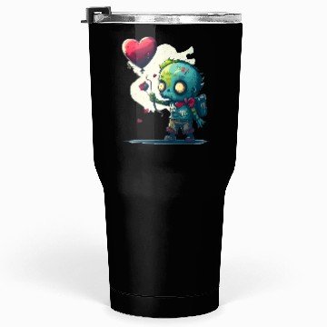 Discover Cute Zombie Lost Heart Ballon Tumblers 30 Oz