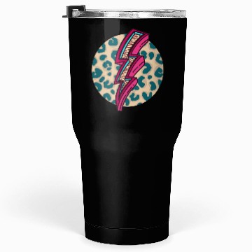 Discover Cheetah Print Lightning Bolt Tumblers 30 Oz