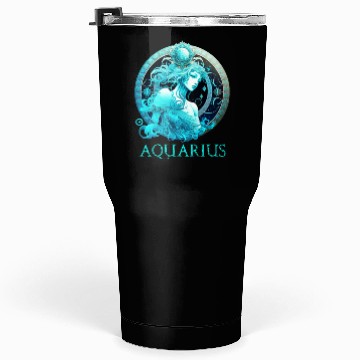 Discover Embrace Your Aquarius Identity: Aquarius Pride Zod Tumblers 30 Oz