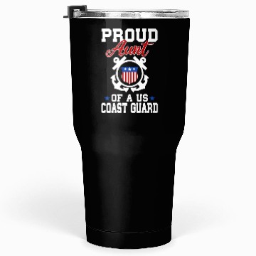 Discover Proud US Coast Guard Aunt Tumblers 30 Oz