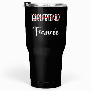 Discover Girlfriend Fiancee Couple Engagement Engaged Tumblers 30 Oz