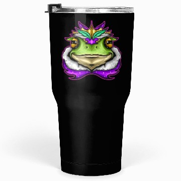 Discover Frog King Or Frog Prince With Royal Fur For Mardi Tumblers 30 Oz