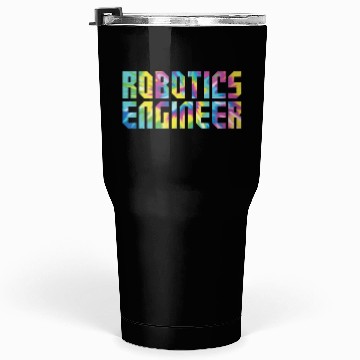 Discover Robot Robotics Engineer Tie Dye Tumblers 30 Oz