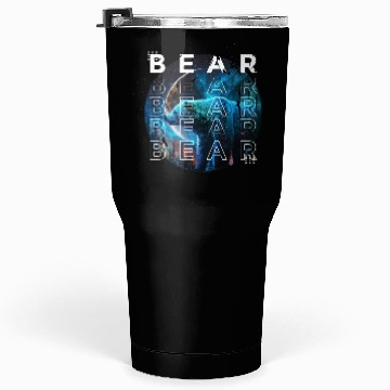 Discover Midnight Roar: A Bear's Lunar Adventure Tumblers 30 Oz