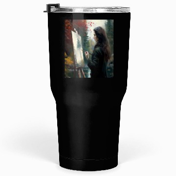 Discover Art Painter Girl Nature Painting Art Painter Tumblers 30 Oz