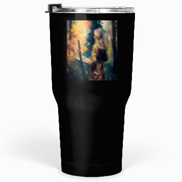 Discover Art Painter Girl Nature Painting Art Painter Tumblers 30 Oz