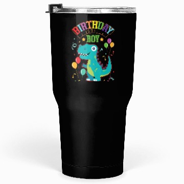 Discover Birthday Boy Dinosaur Lover Tumblers 30 Oz
