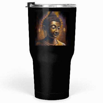 Discover Divine Serenity- God Buddha Portrait Tumblers 30 Oz