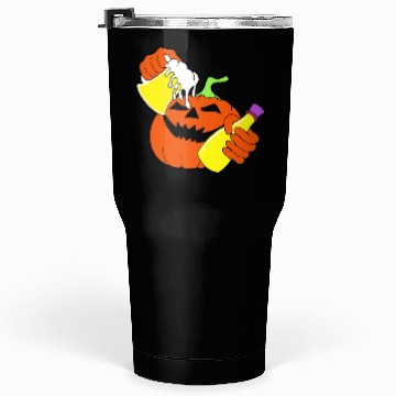 Discover Halloween Pumpkin Beer Tumblers 30 Oz