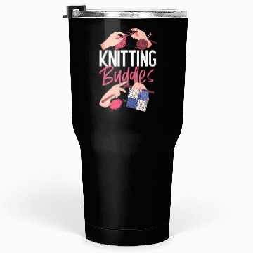 Discover Knitting Knitter Friends Besties Tumblers 30 Oz