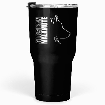 Discover Alaskan Malamute Profile dog mom Tumblers 30 Oz