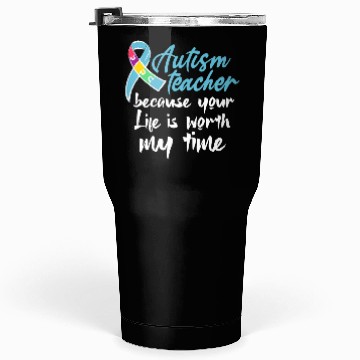 Discover Autism Teacher Tumblers 30 Oz