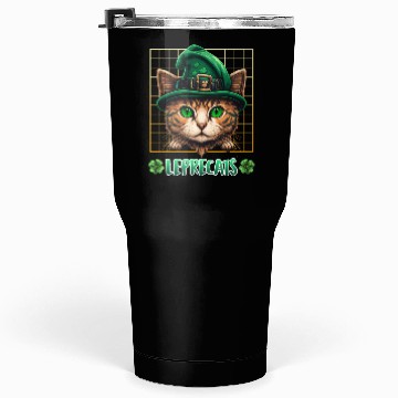 Discover St. Patrick's Day cats leprecats kittens Tumblers 30 Oz