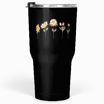 Discover Wildflower, Flowers Plants Botany, Ladies Tumblers 30 Oz