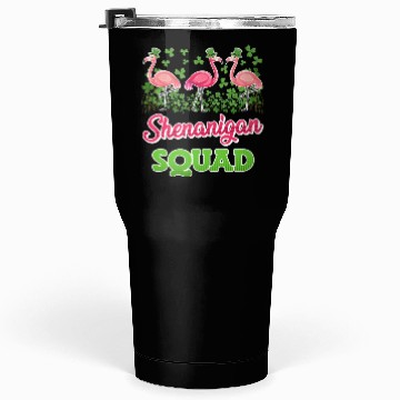 Discover Flamingo Shenanigan Squad St. Patrick's Day Tumblers 30 Oz
